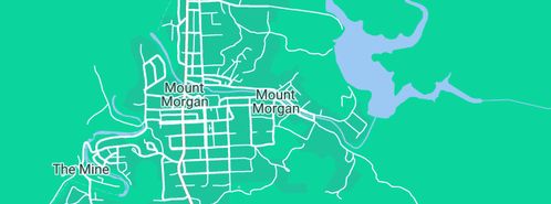 Map showing the location of Shire Of Mt Morgan in Mount Morgan, QLD 4714