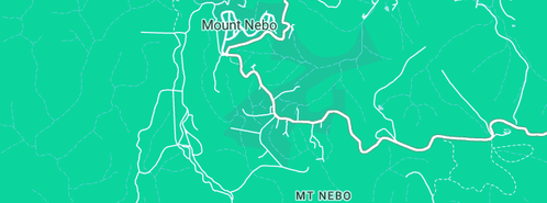 Map showing the location of Bradford T A & F H in Mount Nebo, QLD 4520