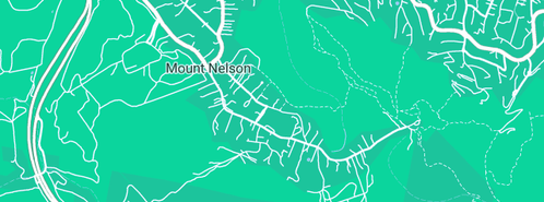 Map showing the location of Warner in Mount Nelson, TAS 7007