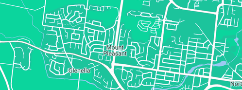 Map showing the location of MacKay's True Colours in Mount Pleasant, QLD 4740