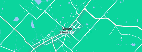 Map showing the location of Mount Pleasant Towing Service in Mount Pleasant, SA 5235