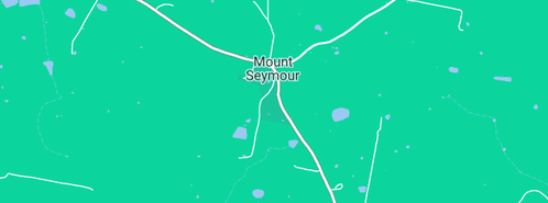 Map showing the location of Mt Seymour Tractor Wreckers in Mount Seymour, TAS 7120