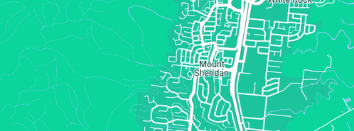 Map showing the location of RediATM Mount Sheridan in Mount Sheridan, QLD 4868