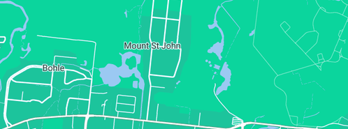 Map showing the location of Kenworth Townsville in Mount St John, QLD 4818