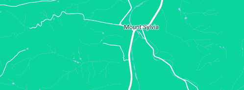 Map showing the location of A Durban Turf Supplies in Mount Sylvia, QLD 4343