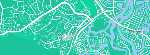 Map showing the location of Insuring theProduct in Mountain Creek, QLD 4557