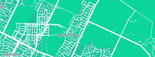 Map showing the location of Munno Para Computers in Munno Para, SA 5115