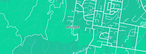 Map showing the location of Mudgee Dolomite & Lime Pty Ltd in Mudgee, NSW 2850