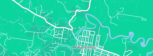 Map showing the location of Bridglands Betta Home Living in Mullumbimby, NSW 2482
