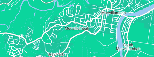 Map showing the location of Branigan's Budget Tyres in Murwillumbah South, NSW 2484