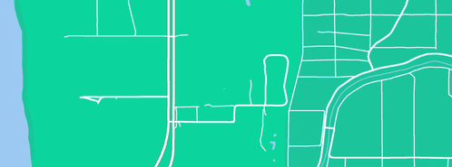 Map showing the location of Oakridge Glen Pty Ltd in Myalup, WA 6220