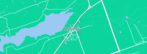 Map showing the location of Trevilyan N A in Myponga, SA 5202