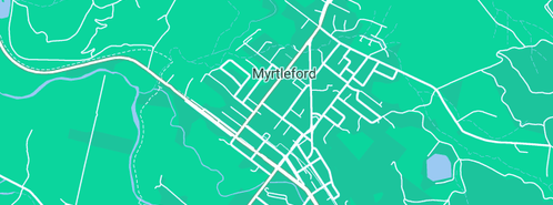 Map showing the location of Computer Dude in Myrtleford, VIC 3737