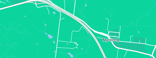 Map showing the location of Miller H P in Myrniong, VIC 3341