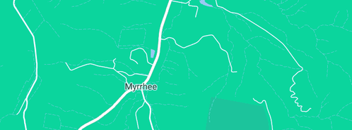 Map showing the location of Myrrhee Primary School in Myrrhee, VIC 3732
