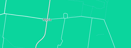 Map showing the location of Evans E J in Mysia, VIC 3518
