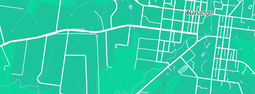 Map showing the location of Nanango Preschool in Nanango, QLD 4615