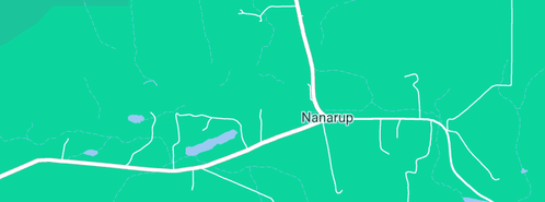 Map showing the location of Kinnear E A & K M in Nanarup, WA 6330