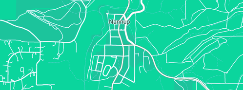 Map showing the location of Archdall Tankmakers in Nannup, WA 6275