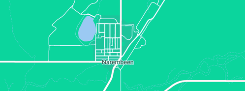 Map showing the location of The Farmyard Hens in Narembeen, WA 6369