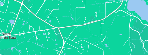Map showing the location of Plumbing Narre Warren in Narre Warren East, VIC 3804