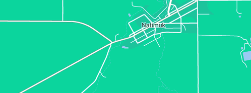 Map showing the location of Lutheran Church Of Australia in Natimuk, VIC 3409