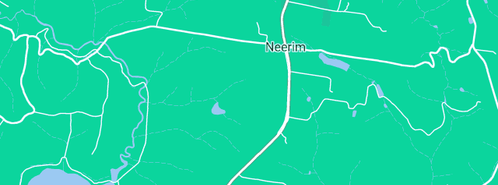 Map showing the location of Rainbow Deer Farm in Neerim, VIC 3831