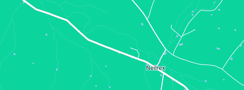 Map showing the location of Geurie Union Church in Neilrex, NSW 2831