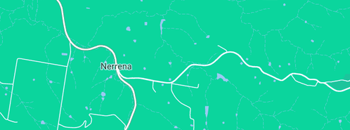 Map showing the location of Mornings' Light in Nerrena, VIC 3953