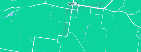 Map showing the location of Neville L & G Valley Store in Neville, NSW 2799