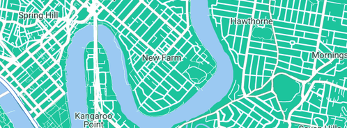 Map showing the location of Devnet Apps in New Farm, QLD 4005