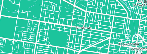 Map showing the location of Rework Creative Media in Newtown, QLD 4350