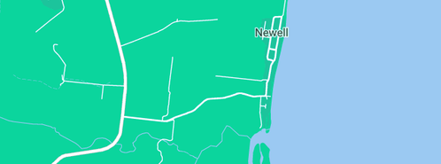 Map showing the location of Azure On Newell Beach in Newell, QLD 4873