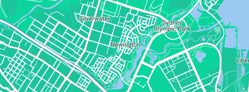 Map showing the location of Lencrow Material Handling in Newington, NSW 2127