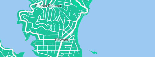 Map showing the location of Petrest Pty Limited in Newport Beach, NSW 2106