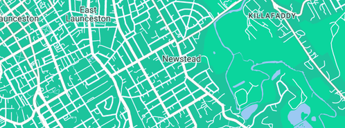Map showing the location of Tassie Cleaning in Newstead, TAS 7250