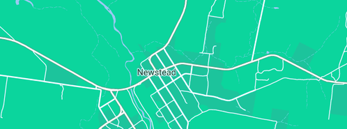 Map showing the location of Petersen R L in Newstead, VIC 3462