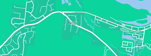 Map showing the location of Ningi Craft Market in Ningi, QLD 4511