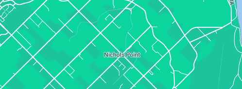 Map showing the location of Nichols Point Cricket Club in Nichols Point, VIC 3501