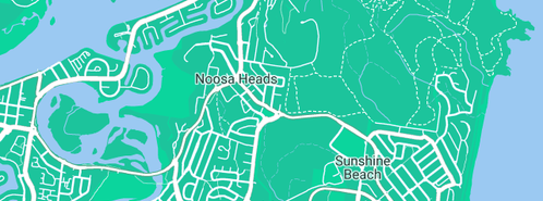 Map showing the location of Salty Plumbing Services in Noosa Heads, QLD 4567