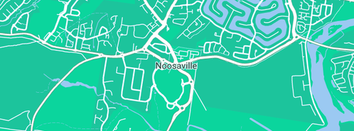 Map showing the location of Suncoast Foam & Rubber in Noosaville, QLD 4566
