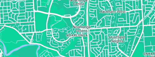 Map showing the location of Liz & David's Tree Removal With Care in Noarlunga Downs, SA 5168