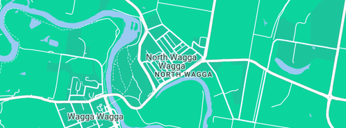 Map showing the location of Saint Marys Rainbow Preschool in North Wagga Wagga, NSW 2650
