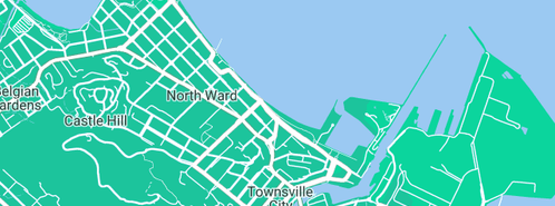 Map showing the location of Bogomiagkova-Hartig Janne in North Ward, QLD 4810