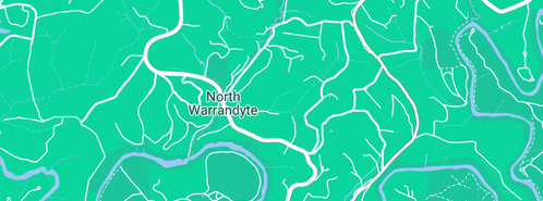 Map showing the location of Green Future Landscaping in North Warrandyte, VIC 3113