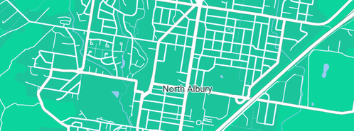Map showing the location of Ella's Dressmaking & Design in North Albury, NSW 2640