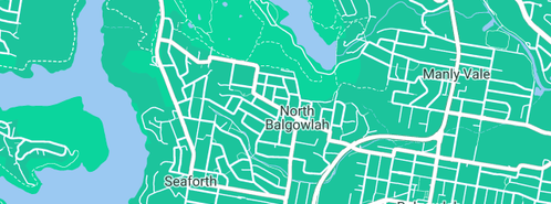 Map showing the location of Brett Reeves in North Balgowlah, NSW 2093