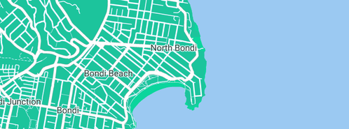 Map showing the location of Bluecable in North Bondi, NSW 2026