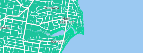 Map showing the location of Mobile Microfilming Services in North Curl Curl, NSW 2099