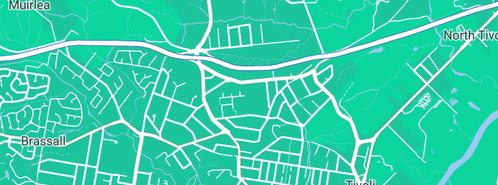 Map showing the location of Margwyn Kraftz in North Ipswich, QLD 4305
